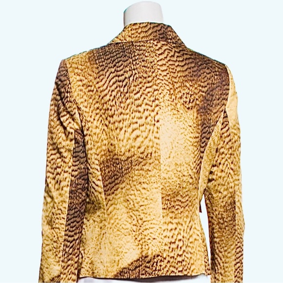 Escada Animal Print Dress & Blazer M 36 38 - Picture 7 of 10